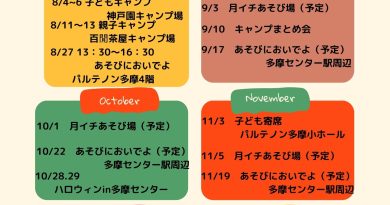 夏以降の活動について
